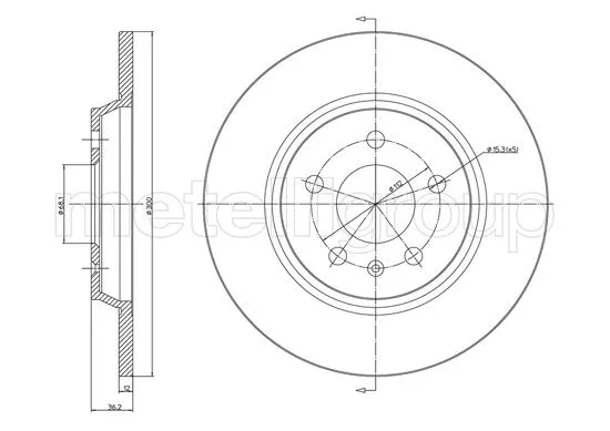 Brake Disc (23-1032C)
