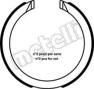 Brake Shoe Set, parking brake (53-0491)