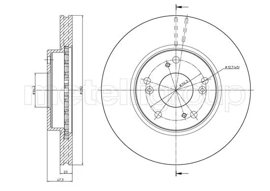 Brake Disc (23-1685C)