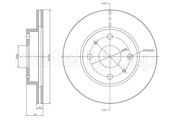 Brake Disc (23-1138C)