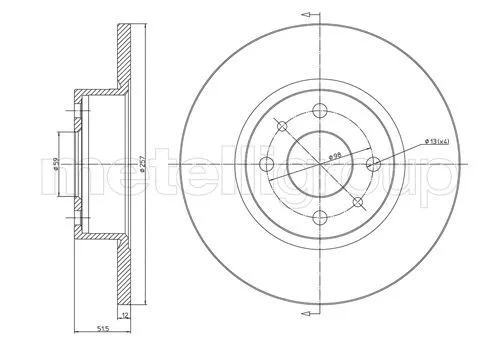 Brake Disc (23-0128)