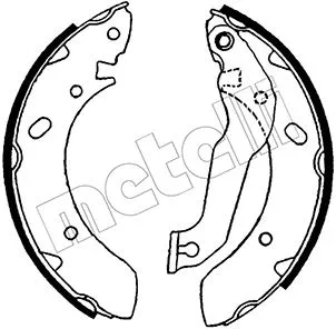 Brake Shoe Set (53-0166)
