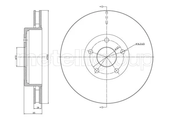 Brake Disc (23-1560C)
