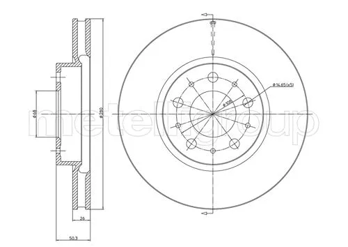 Brake Disc (23-0375C)