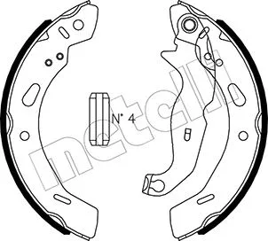 Brake Shoe Set (53-0490)