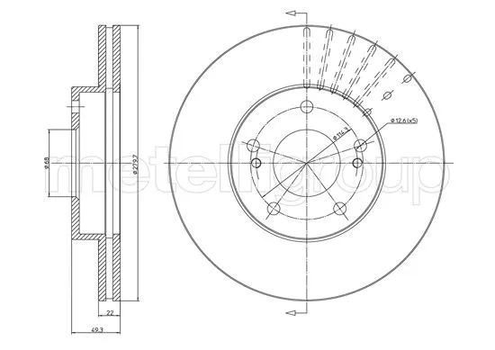 Brake Disc (23-1743C)