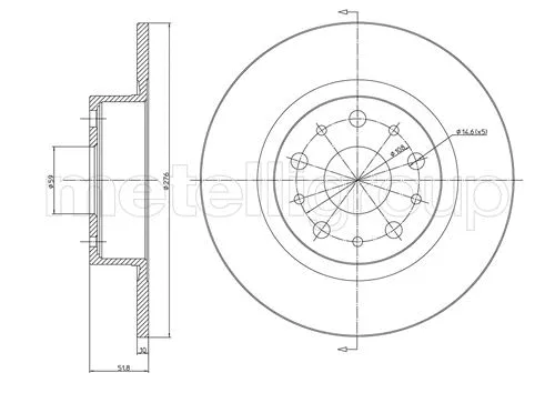 Brake Disc (23-0410C)