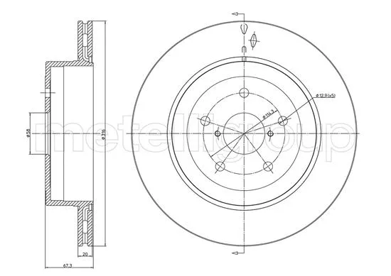Brake Disc (23-1749C)