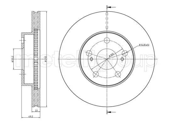 Brake Disc (23-1062C)