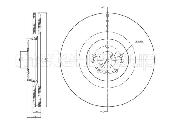 Brake Disc (23-1206C)