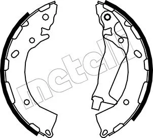 Brake Shoe Set (53-0177)