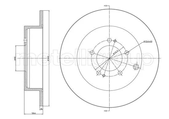 Brake Disc (23-1332C)