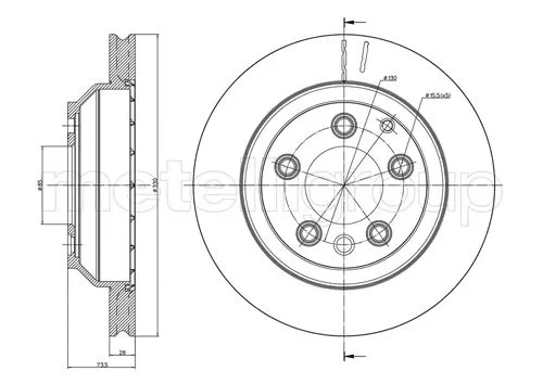 Brake Disc (23-0883C)