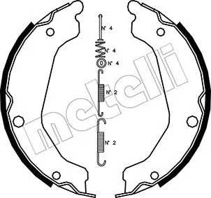 Brake Shoe Set, parking brake (53-0183K)