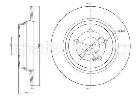 Brake Disc (23-1146C)