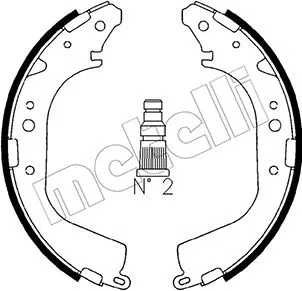 Brake Shoe Set (53-0415)