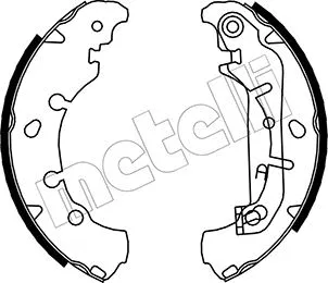 Brake Shoe Set (53-0136)