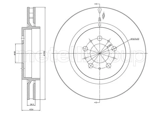 Brake Disc (23-1224C)