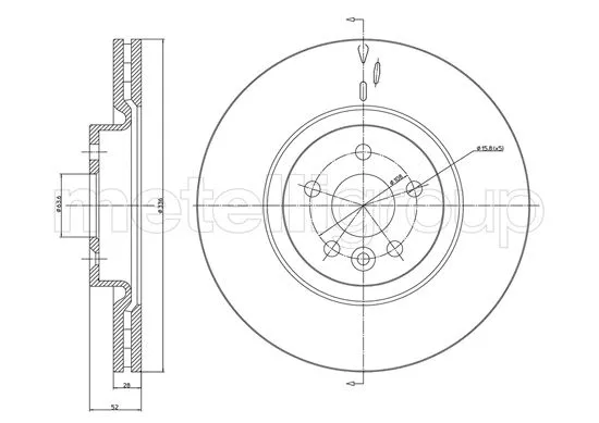 Brake Disc (23-1182C)