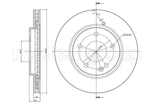 Brake Disc (23-0598C)