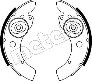 Brake Shoe Set (53-0053)