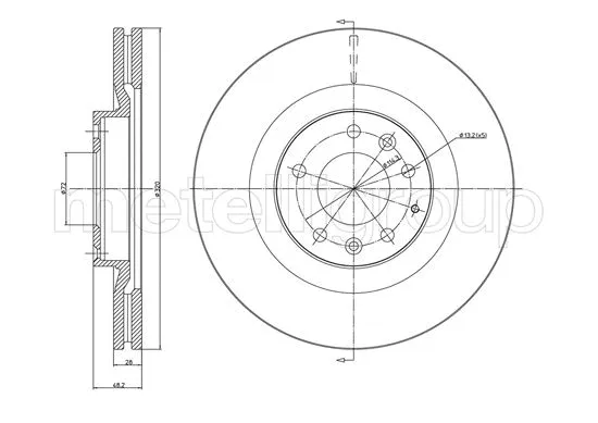 Brake Disc (23-1306C)