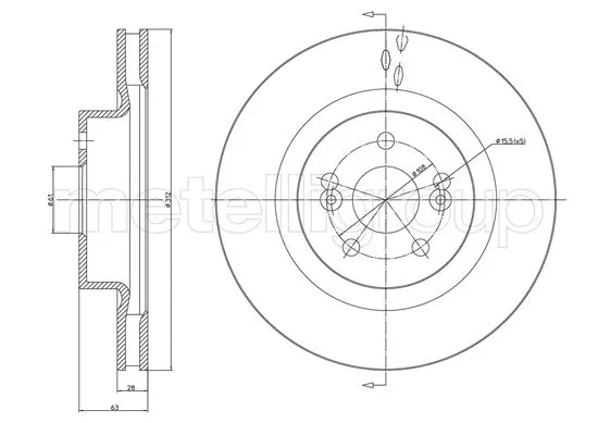 Brake Disc (23-1159C)
