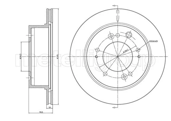 Brake Disc (23-1344C)