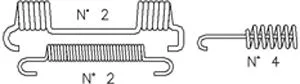 Accessory Kit, brake shoes (K307R)