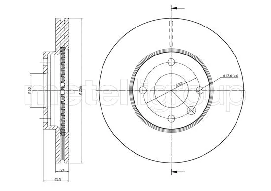 Brake Disc (23-1465C)