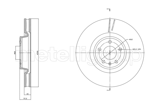 Brake Disc (23-1865C)