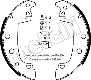 Brake Shoe Set (53-0324K)
