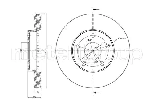 Brake Disc (23-0801C)