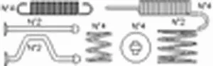 Accessory Kit, brake shoes (K403)