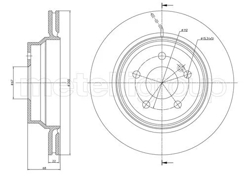 Brake Disc (23-0625C)