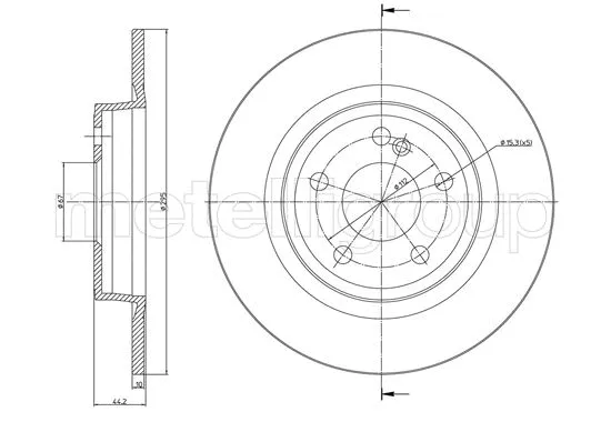 Brake Disc (23-1463C)