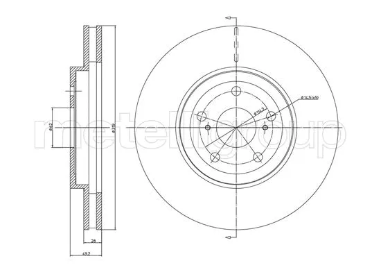 Brake Disc (23-1167C)