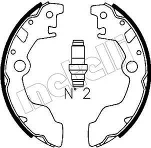 Brake Shoe Set (53-0382)