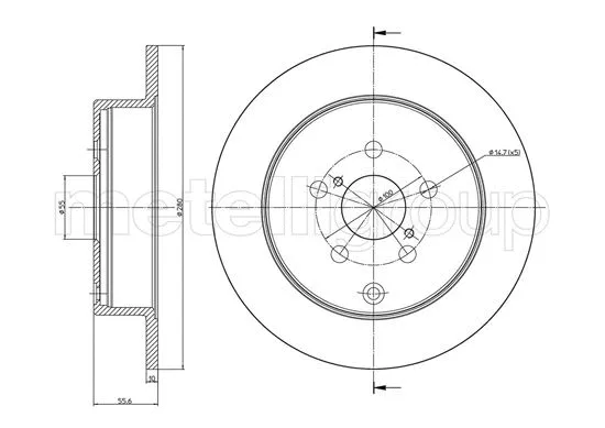 Brake Disc (23-1010C)