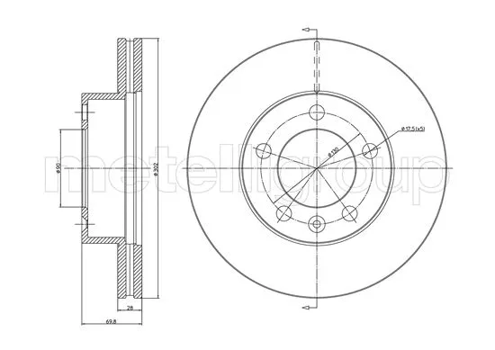 Brake Disc (23-1286C)
