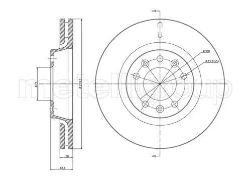 Brake Disc (23-0887C)