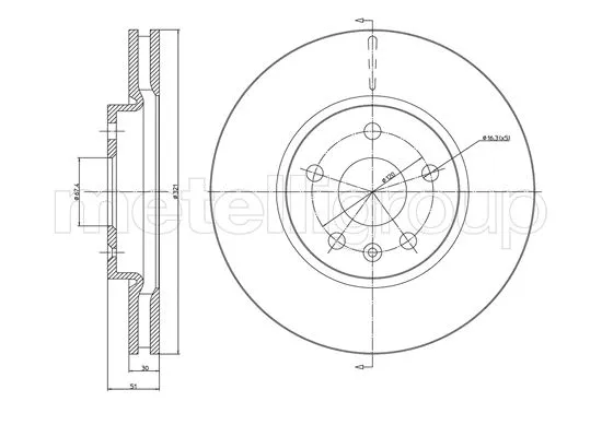 Brake Disc (23-1005C)