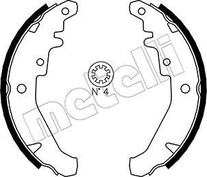 Brake Shoe Set (53-0078)