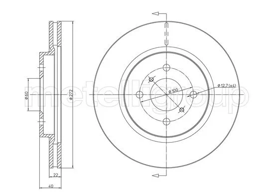 Brake Disc (23-1668C)
