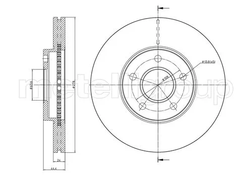 Brake Disc (23-0760C)
