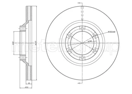 Brake Disc (23-1745C)