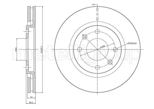 Brake Disc (23-0455)