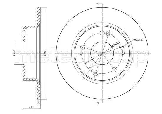 Brake Disc (23-0996C)