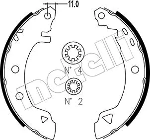 Brake Shoe Set (53-0002)
