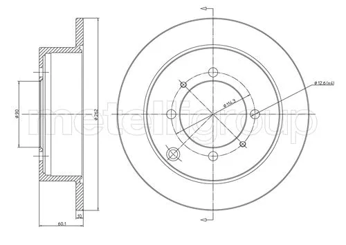 Brake Disc (23-0651)